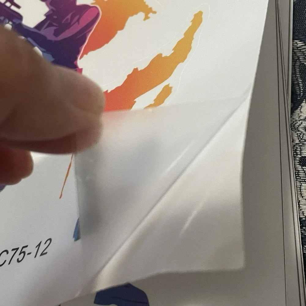 Clear Vinyl Decal 6